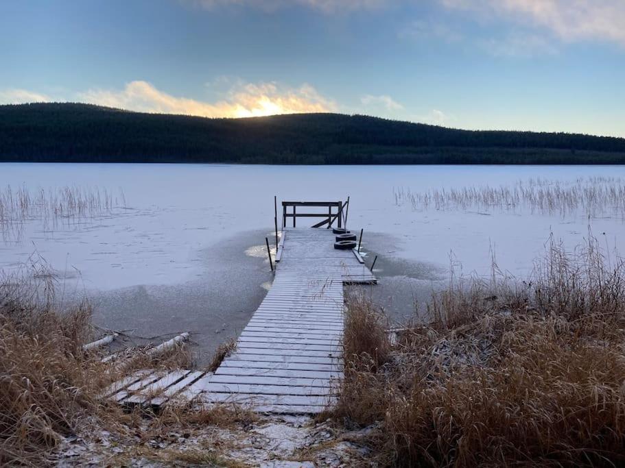 Lakeside Wilderness Cabin Jokkmokk Ngoại thất bức ảnh