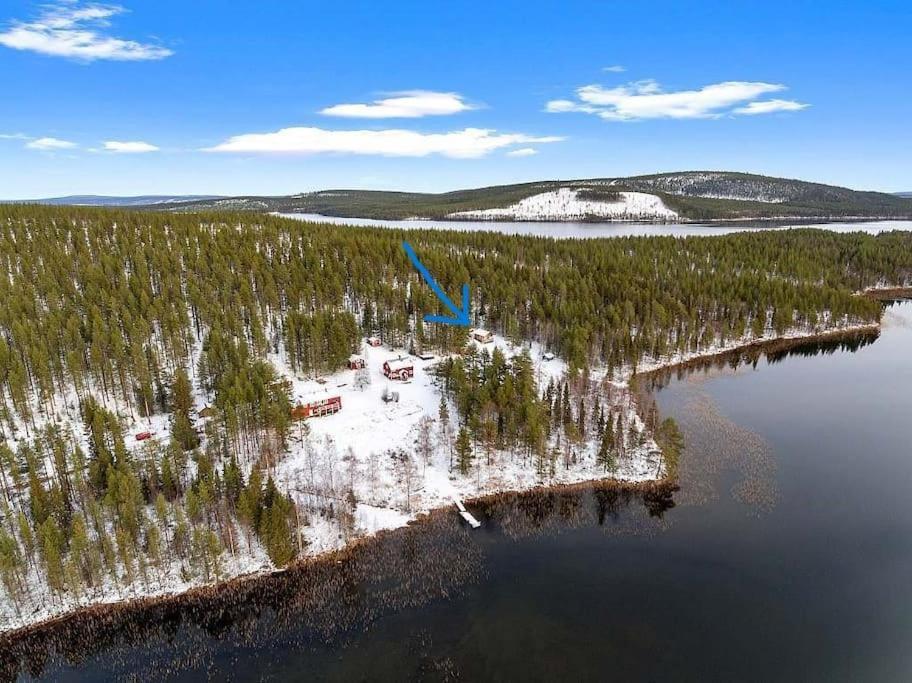 Lakeside Wilderness Cabin Jokkmokk Ngoại thất bức ảnh
